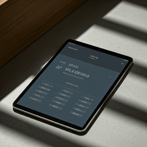 Compass by PeakStone dashboard on a tablet