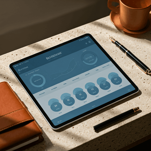 Compass Workplace dashboard on a tablet